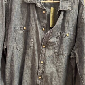 J. Crew Blue Chambray Shirt